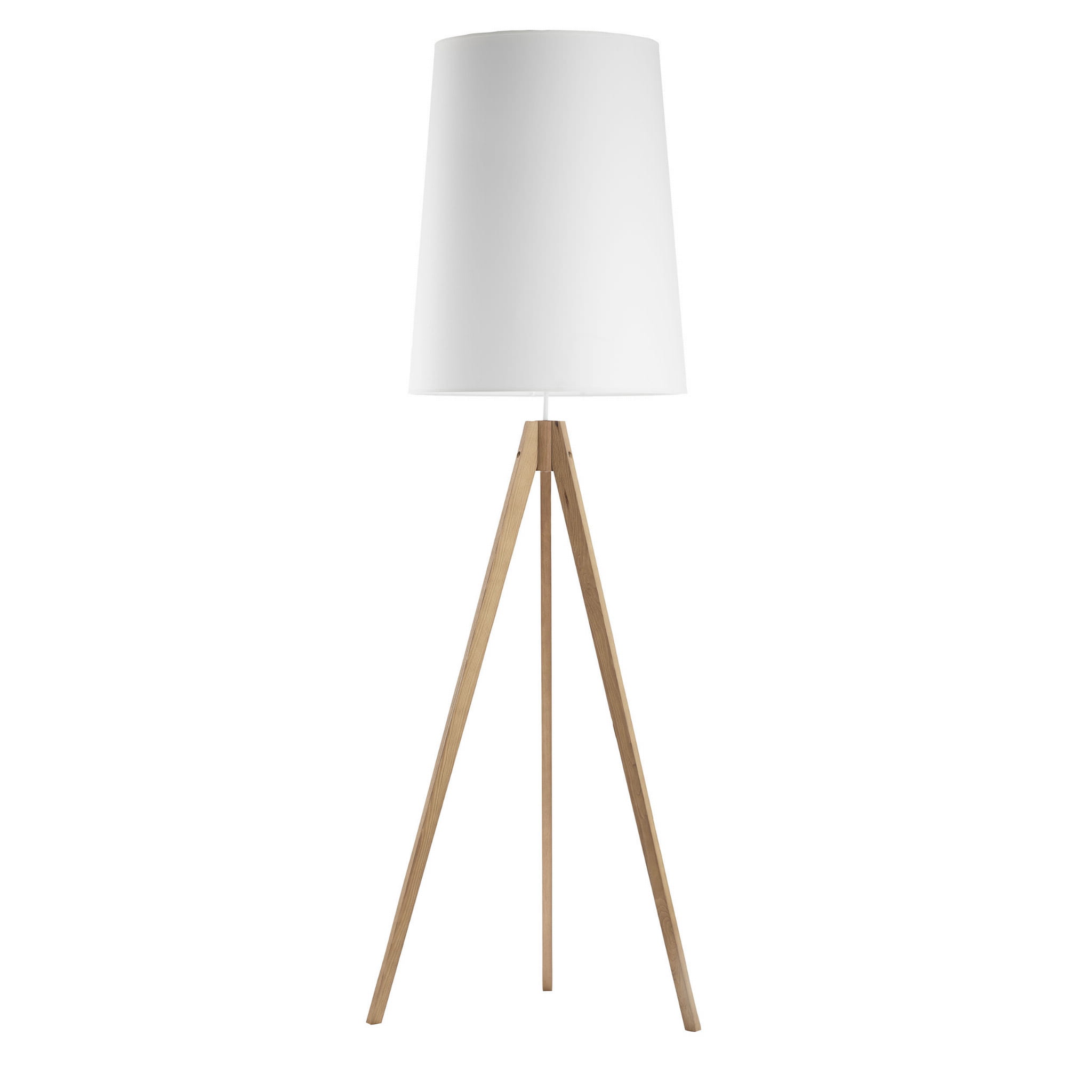 Lampa stojąca WALZ TK Lighting 1xE27 Metal Drewno.