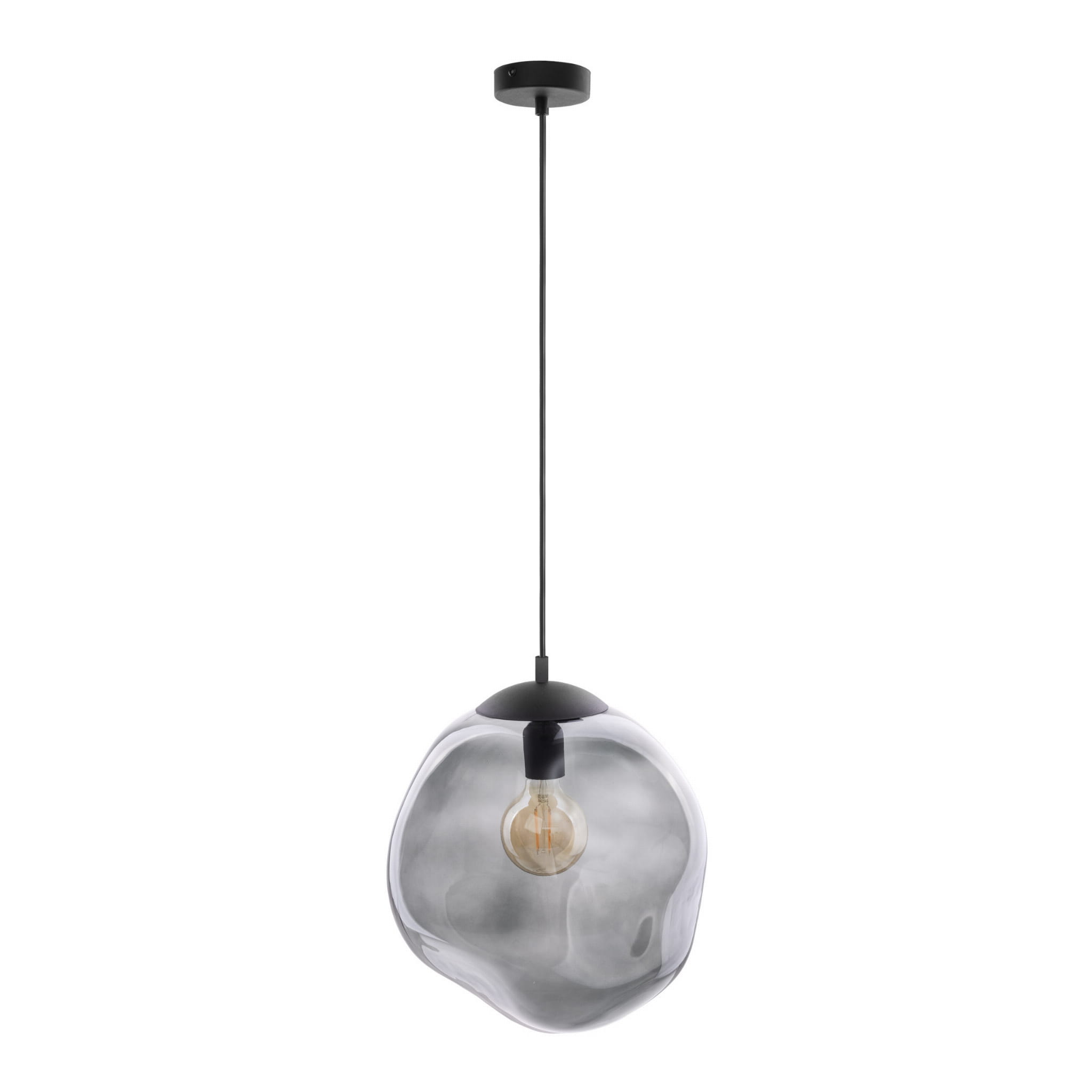 Lampa wisząca SOL TK Lighting 1xE27 Metal Czarny, nowoczesny design.