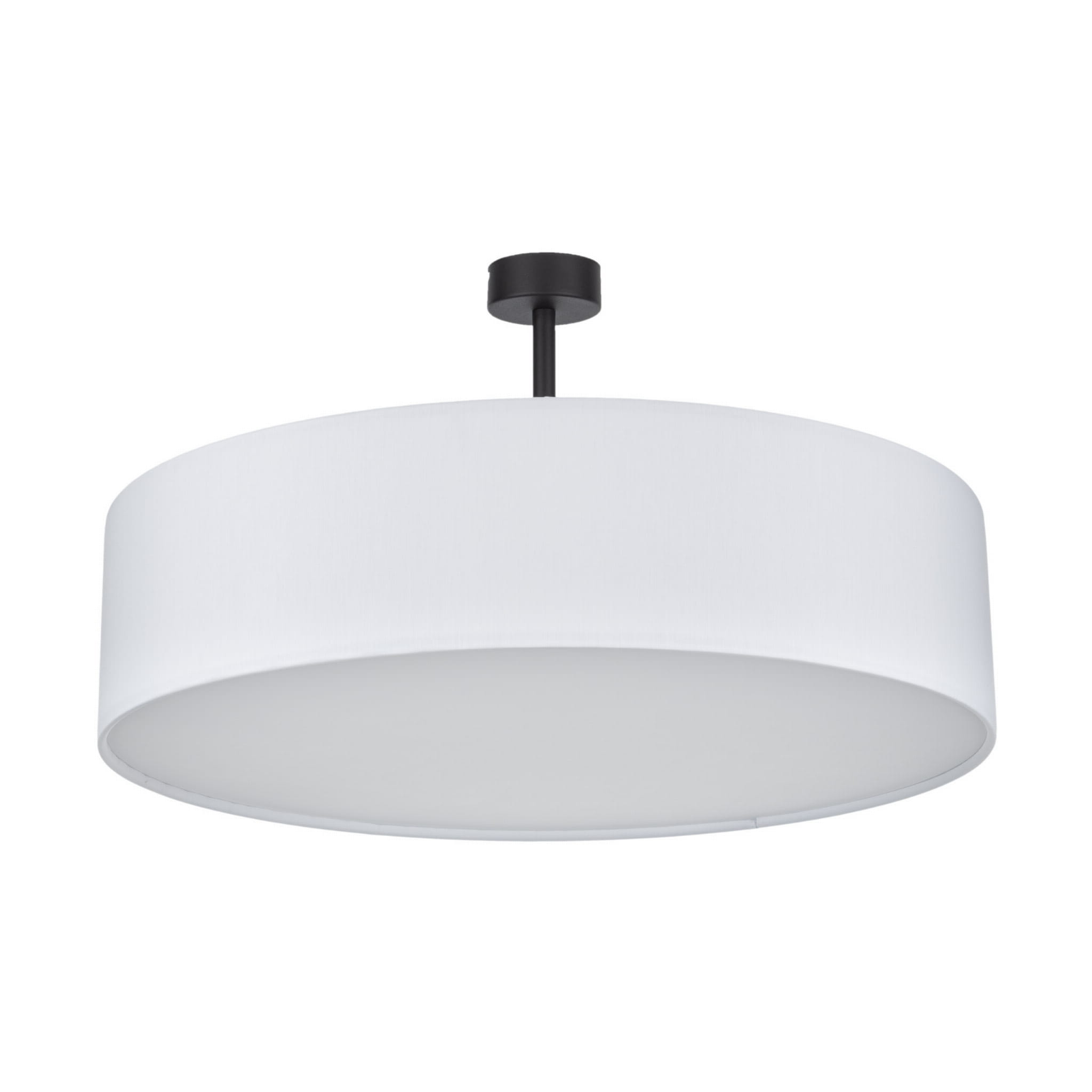 Lampa sufitowa RONDO TK Lighting 4xE27 Metal Chrom biała.