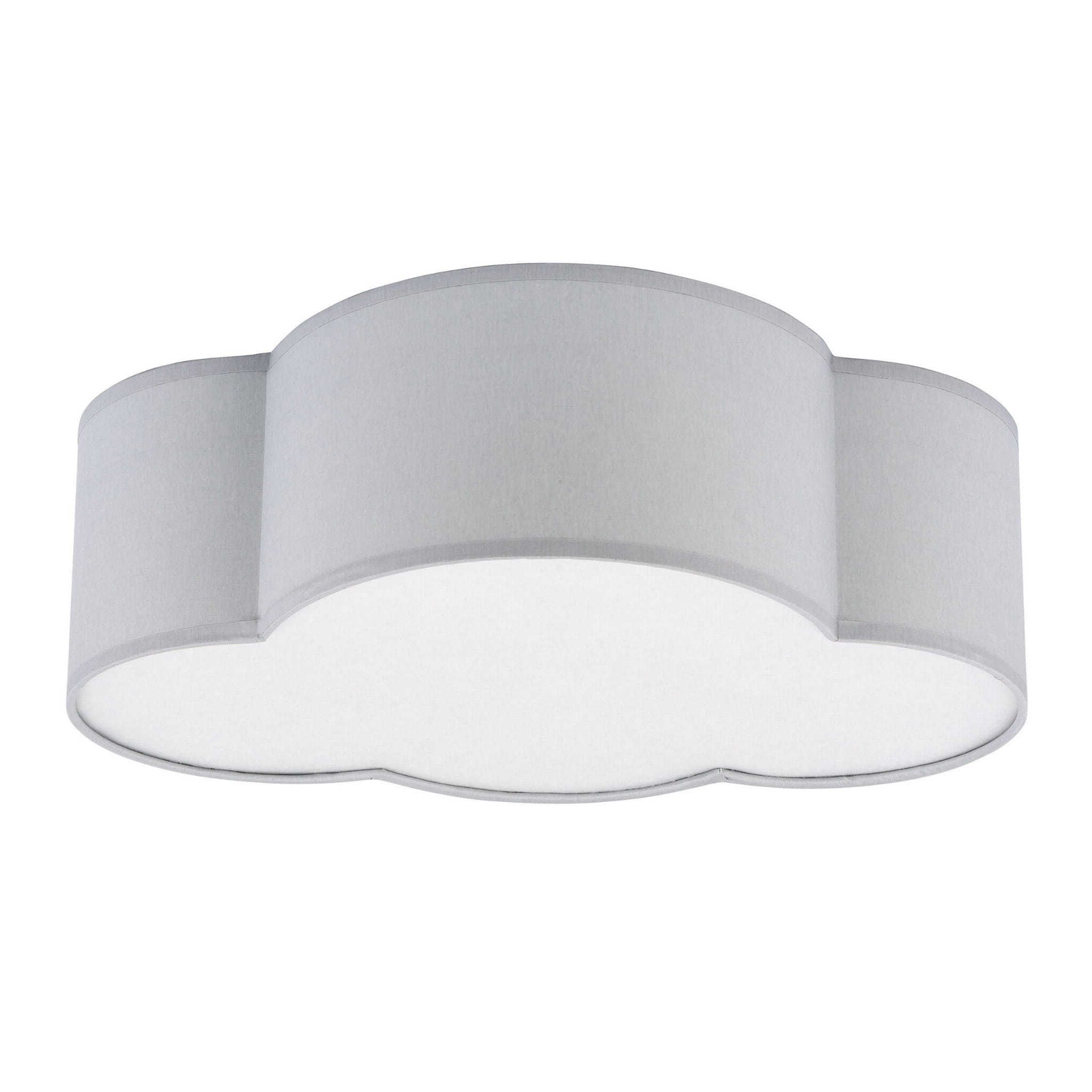 Lampa sufitowa Plafon CLOUD TK Lighting 2x60W E27 Szary Metal.
