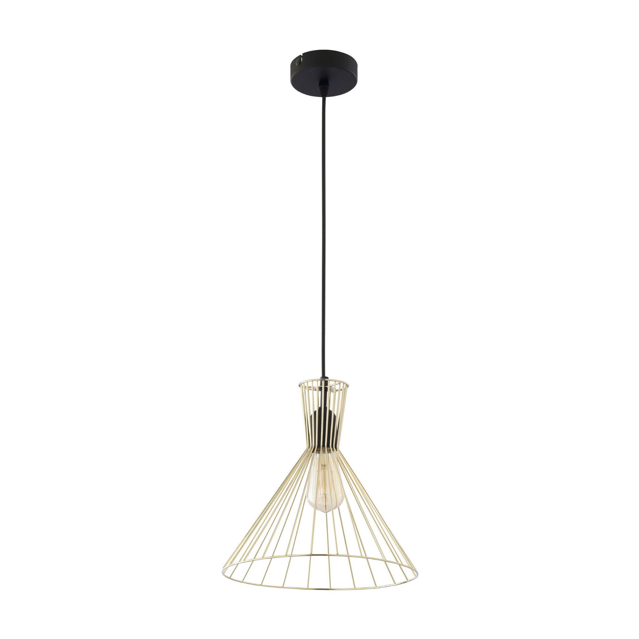 Lampa wisząca SAHARA TK Lighting 1xE27 Metal Czarny, nowoczesne oświetlenie.