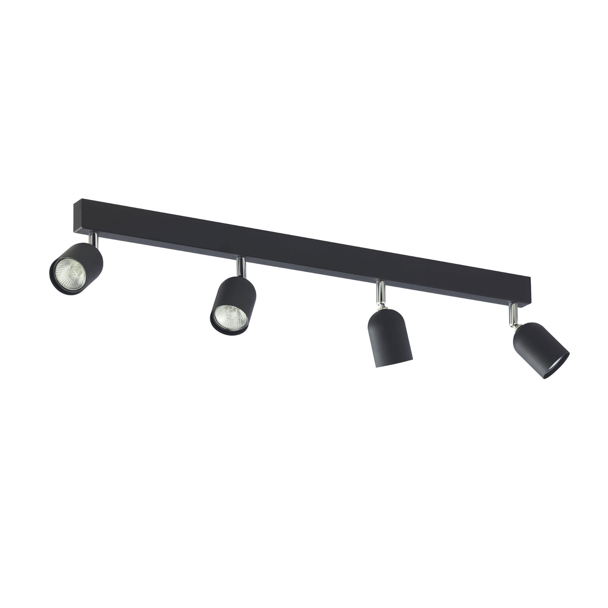 Lampa sufitowa Spot TOP TK Lighting 4x10W GU10 Czarny Metal.