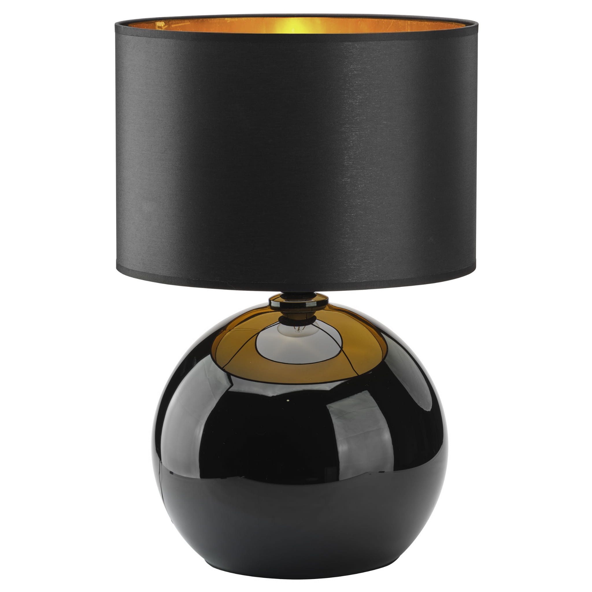Lampa stojąca PALLA TK Lighting 1xE27 Szkło Czarny.