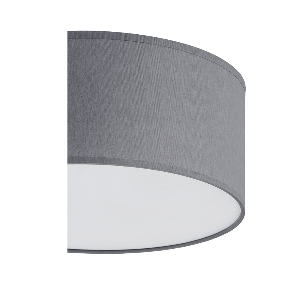 Lampa sufitowa Plafon RONDO TK Lighting 3x15W E27 Szary Metal.
