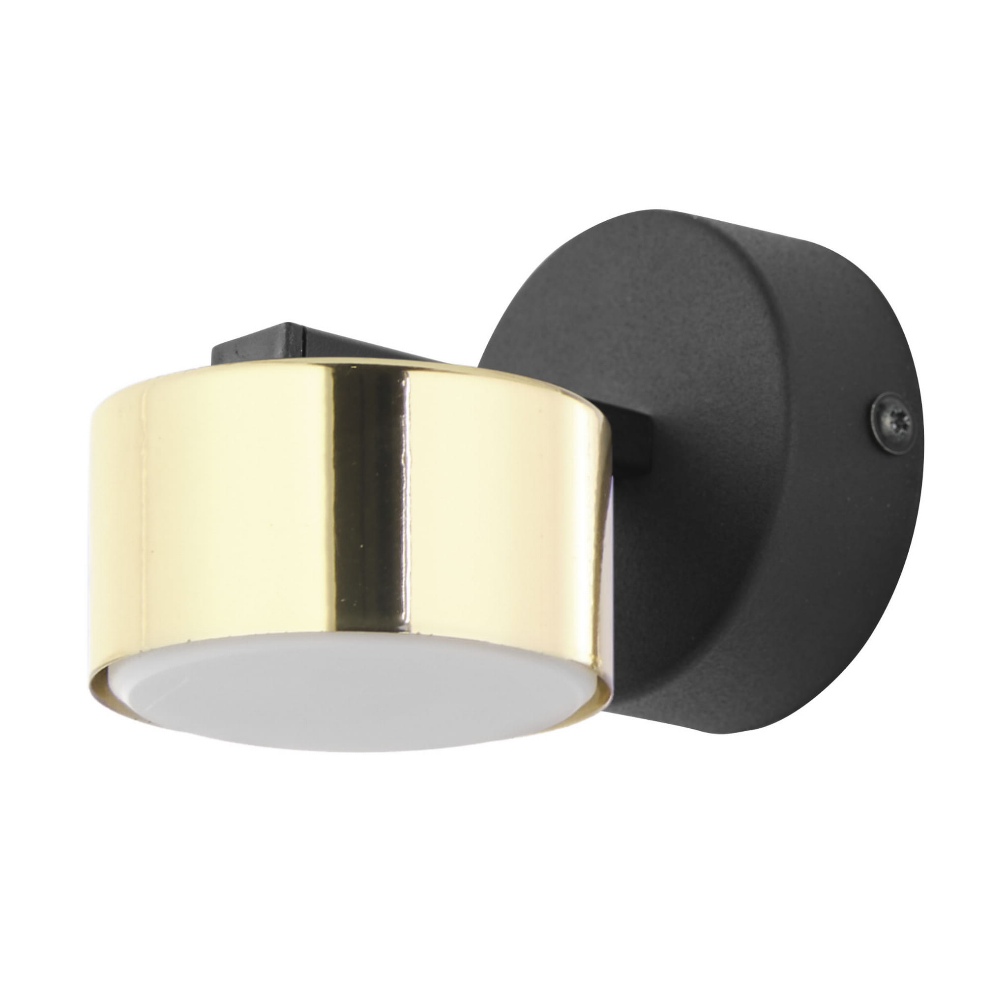 Lampa ścienna DALLAS TK Lighting 1xGX53 Metal Czarny złoto-czarna.