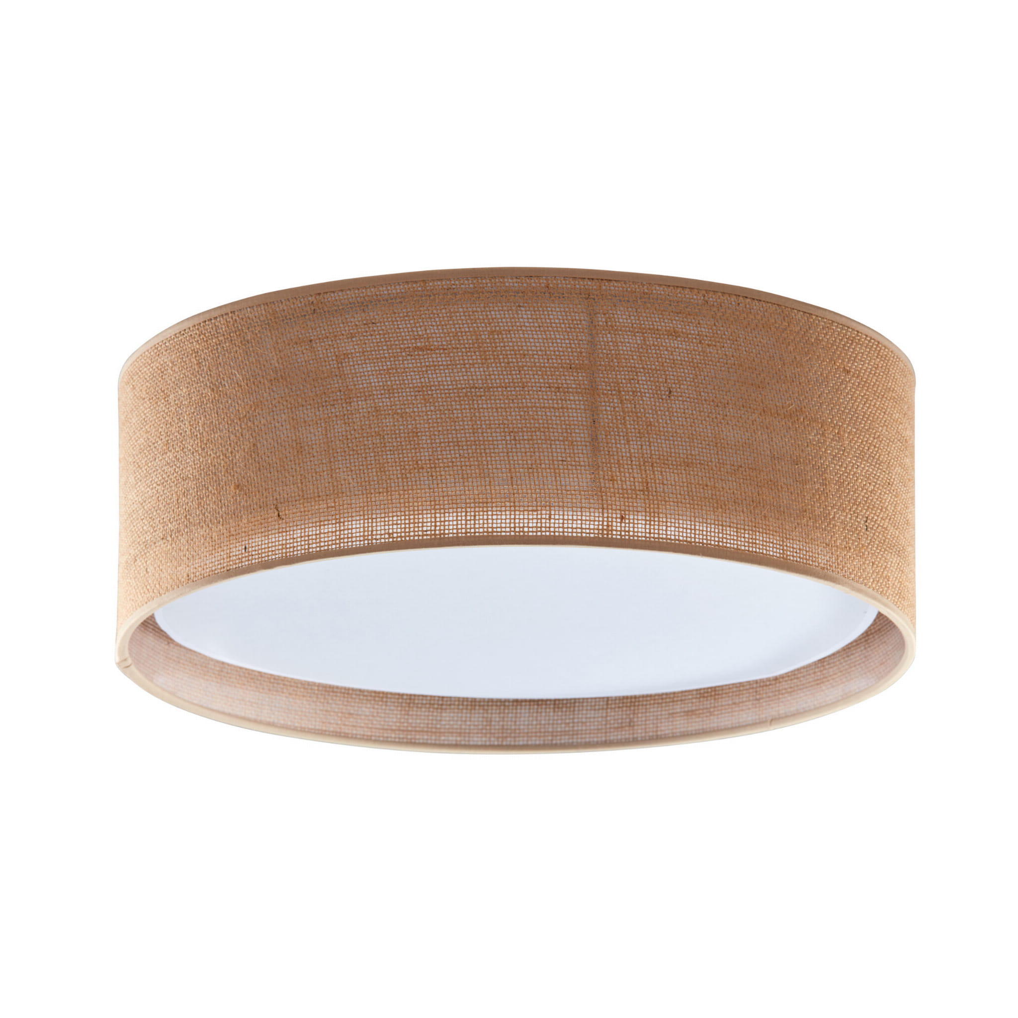Lampa sufitowa Plafon JUTA TK Lighting 4x15W E27 brązowy metal abażur.